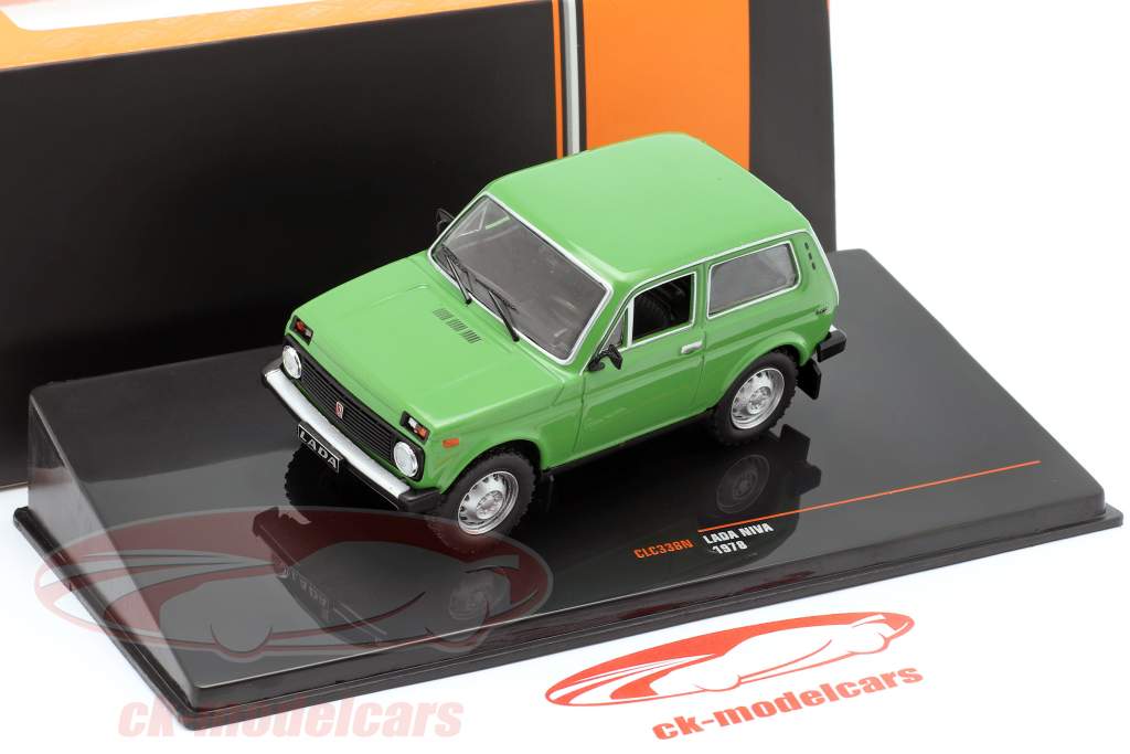 Lada Niva Byggeår 1978 grøn 1:43 Ixo