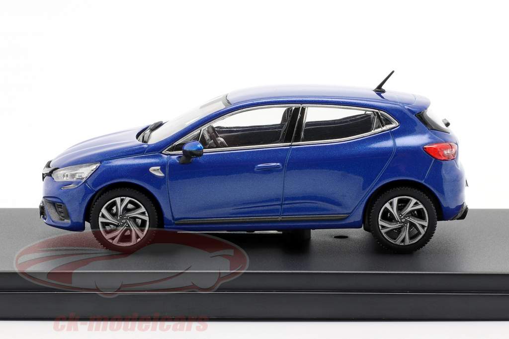 Renault Clio RS Line an 2019 bleu métallique 1:43 Premium X