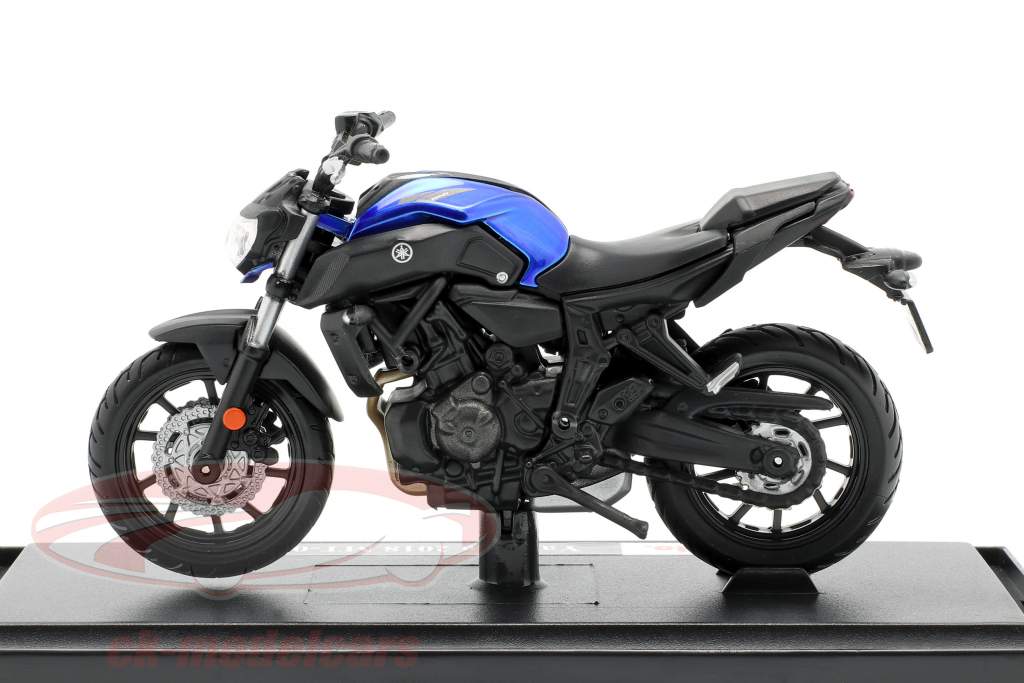 Yamaha MT-07 year 2018 blue / black 1:18 Maisto