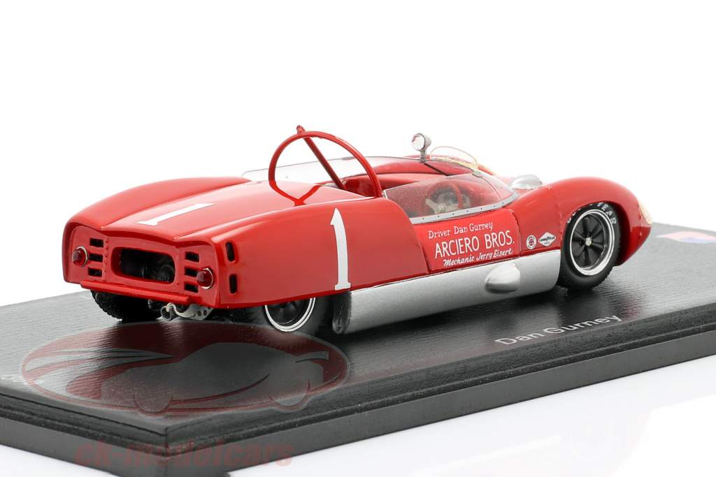 Lotus 19 #1 Winner Nassau Trophy Race 1961 Dan Gurney 1:43 Spark
