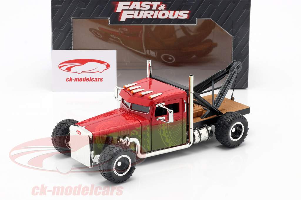 Custom Peterbilt Rebocar Caminhão Fast & Furious Hobbs & Shaw (2019) 1:24 Jada Toys