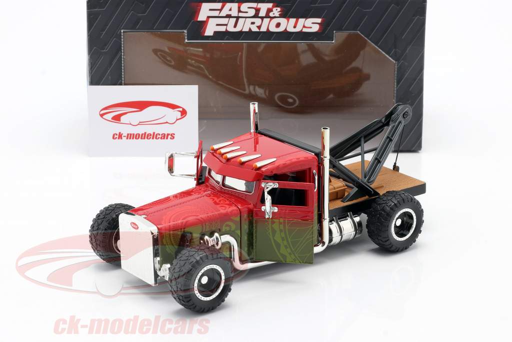 Custom Peterbilt Bugsere lastbil Fast & Furious Hobbs & Shaw (2019) 01:24 Jada Toys