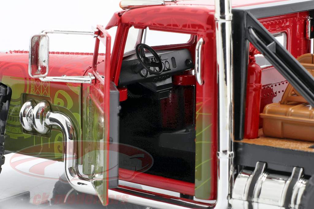 Custom Peterbilt Slepen Vrachtwagen Fast & Furious Hobbs & Shaw (2019) 1:24 Jada Toys
