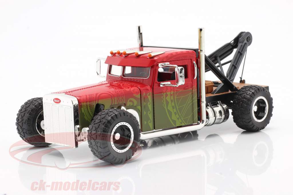 Custom Peterbilt Slepen Vrachtwagen Fast & Furious Hobbs & Shaw (2019) 1:24 Jada Toys