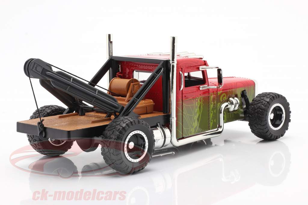 Custom Peterbilt Slepen Vrachtwagen Fast & Furious Hobbs & Shaw (2019) 1:24 Jada Toys
