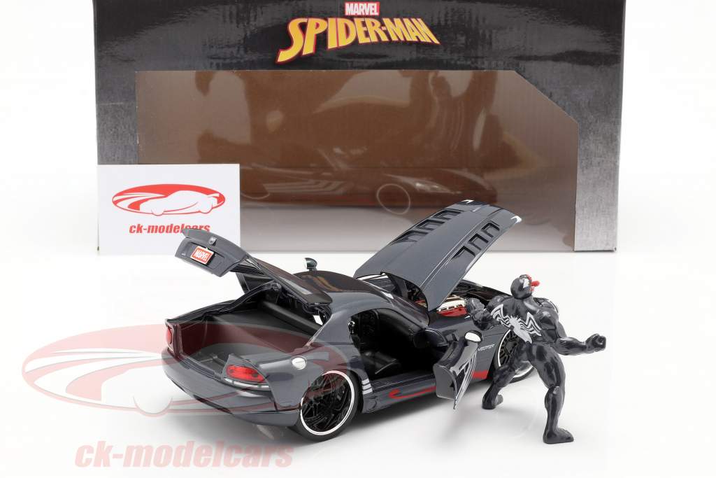 Dodge Viper 建设年份 2008 用 数字 Venom Marvel Spiderman 1:24 Jada Toys