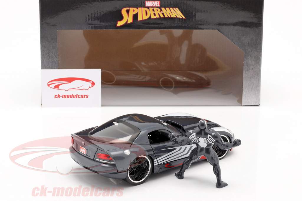 Dodge Viper 建设年份 2008 用 数字 Venom Marvel Spiderman 1:24 Jada Toys
