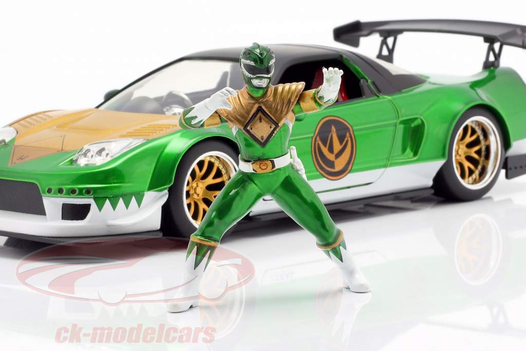 Honda NSX Type R 2002 Con figura Green Ranger Power Rangers 1:24 Jada Toys