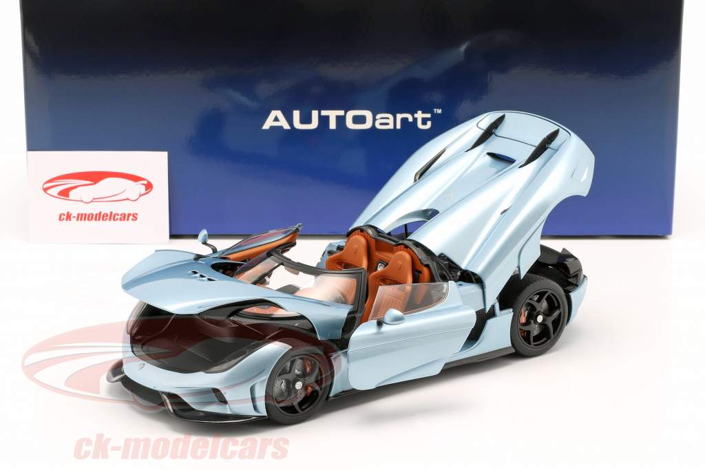 Koenigsegg Regera 建設年 2016 地平線 青い 1:18 AUTOart