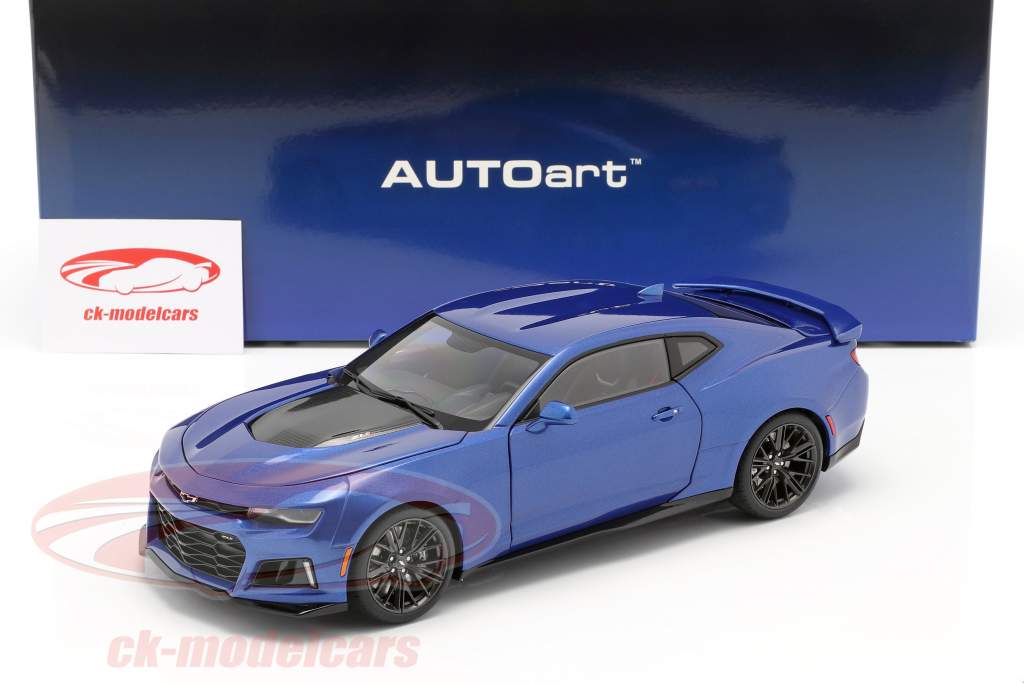 Chevrolet Camaro ZL1 Année de construction 2017 hyper bleu métallique 1:18 AUTOart