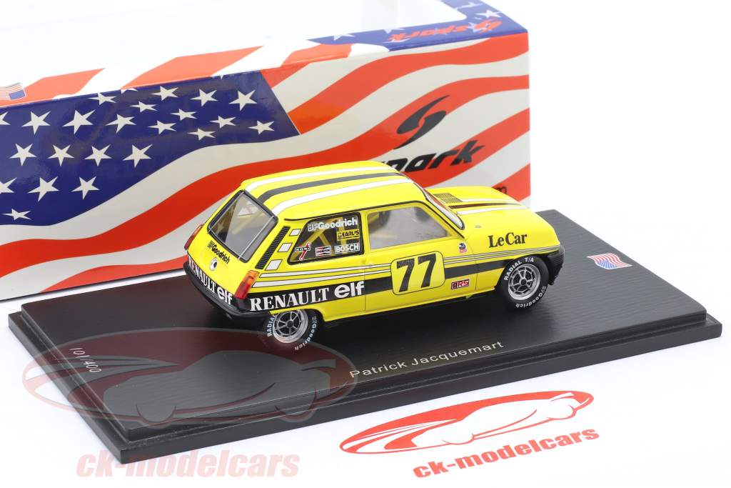 Renault 5 #77 IMSA RS 1980 Patrick Jacquemart 1:43 Spark