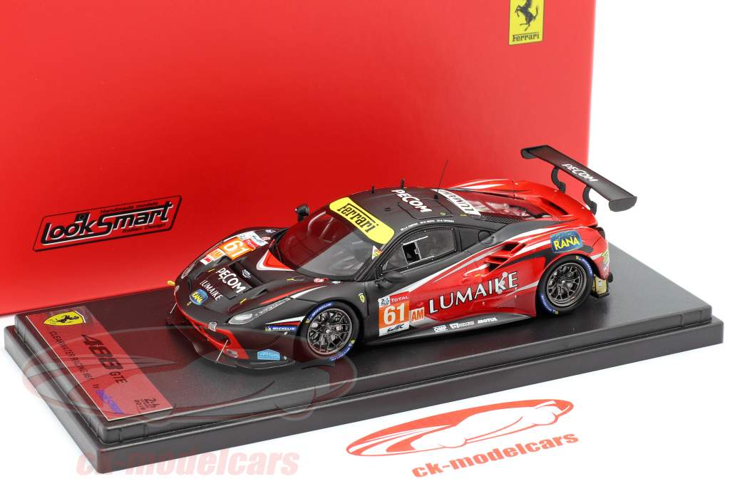 Ferrari 488 GTE #61 24h LeMans 2019 Griffin, Cressoni, Companc 1:43 LookSmart