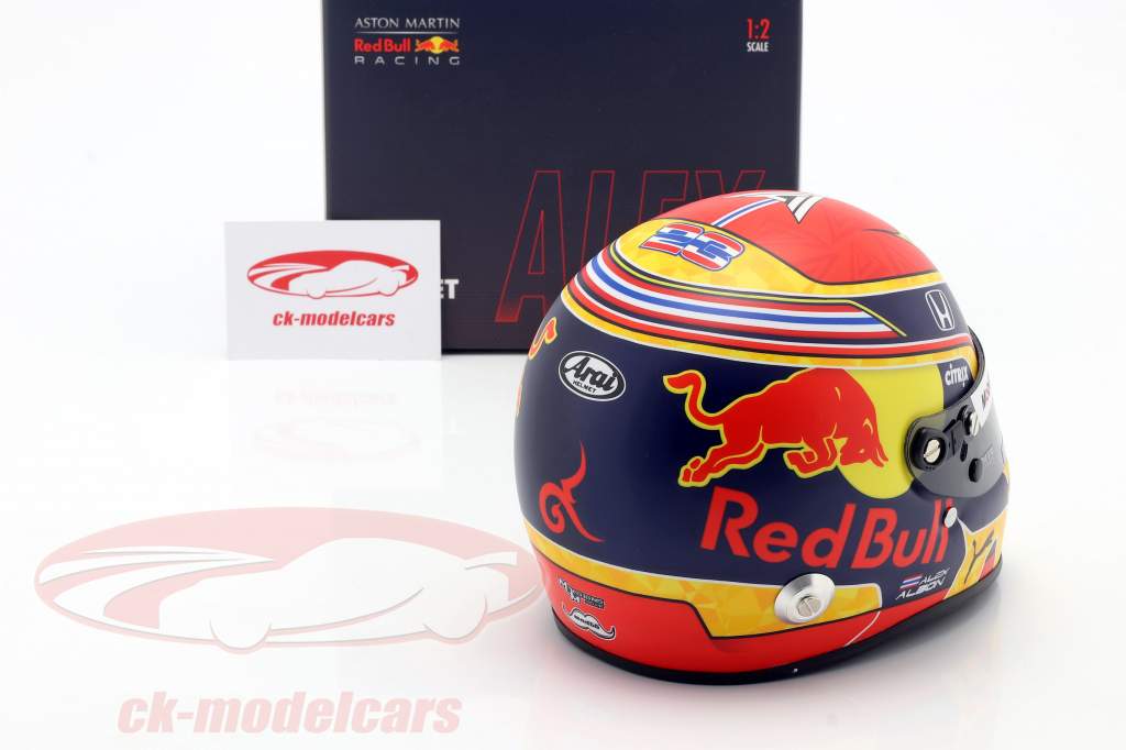 Alexander Albon #23 Aston Martin Red Bull Racing formule 1 2020 casque 1:2 Bell