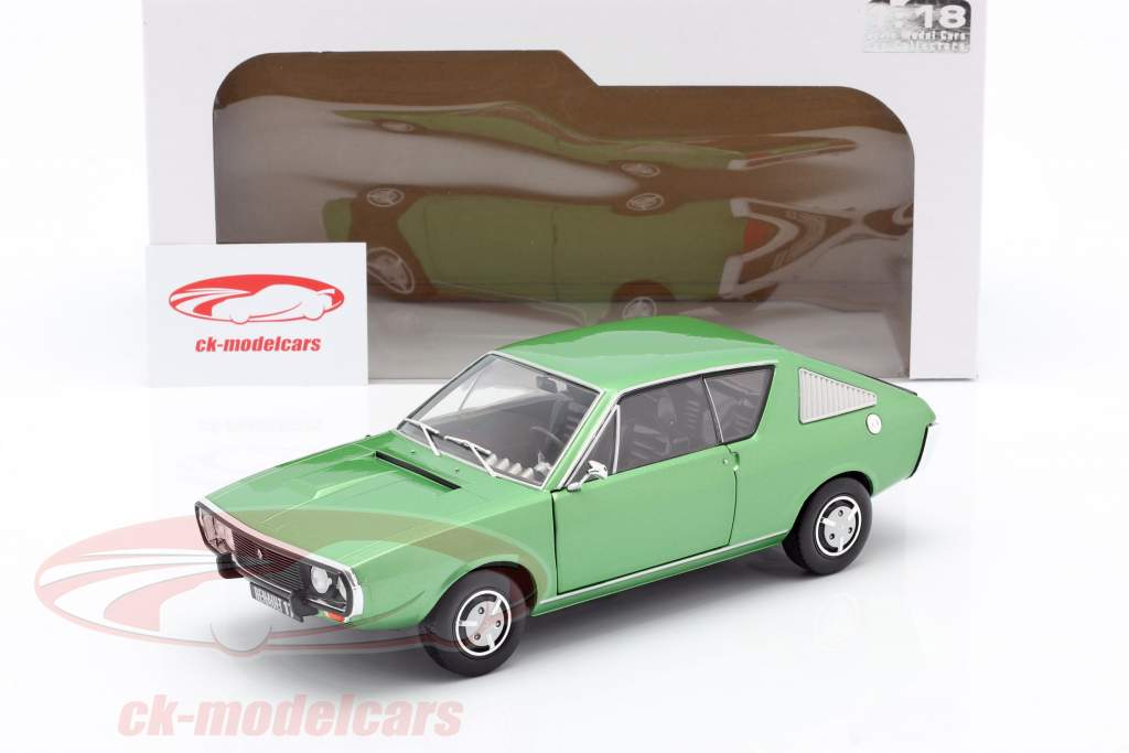Renault R17 year 1976 green metallic 1:18 Solido