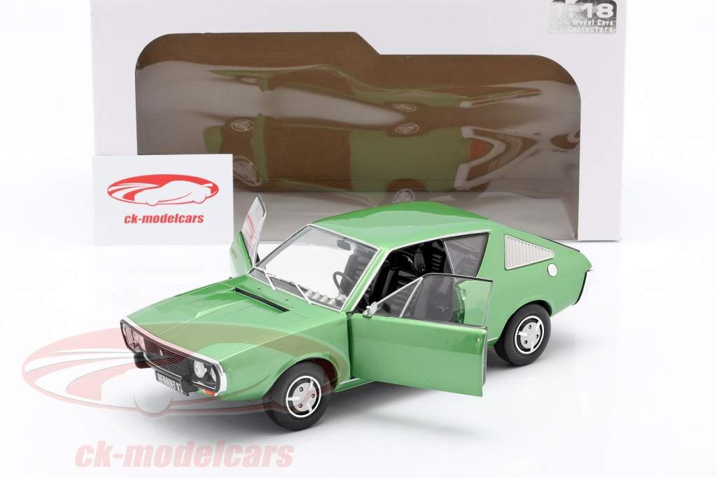 Renault R17 an 1976 vert métallique 1:18 Solido