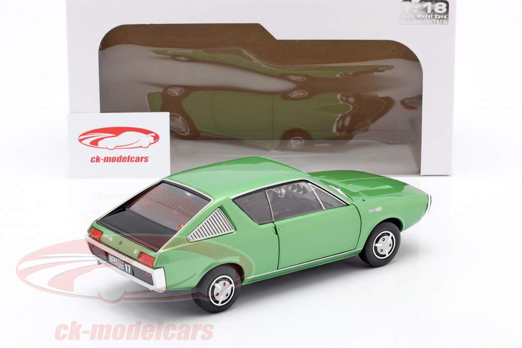 Renault R17 año 1976 verde metálico 1:18 Solido