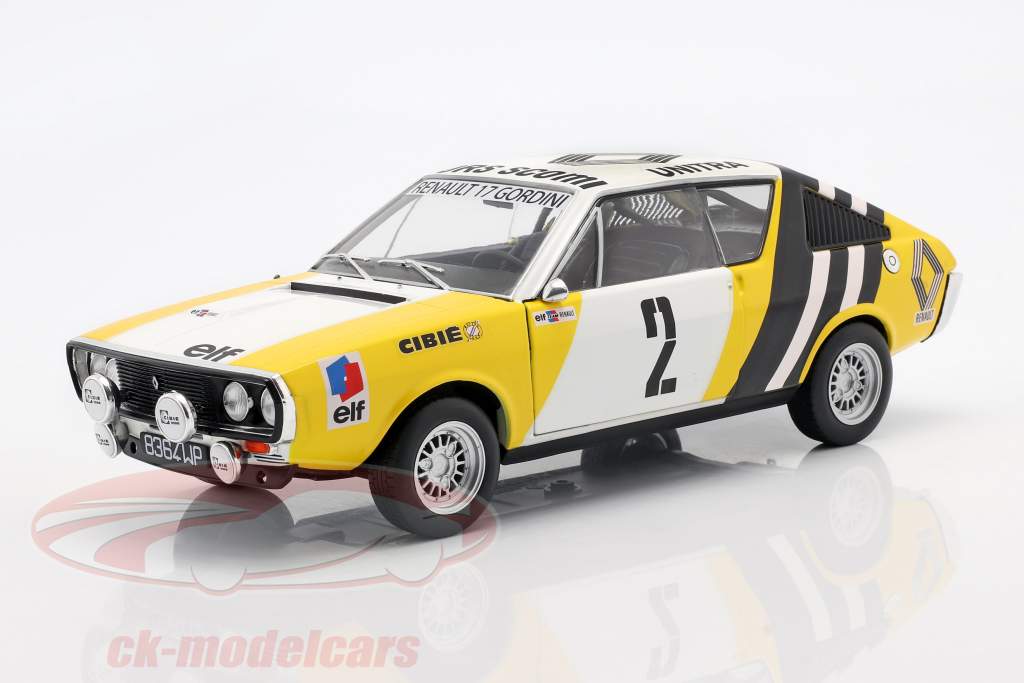 Renault R17 #2 Rallye de Pologne 1976 Krupa, Mystkowski 1:18 Solido