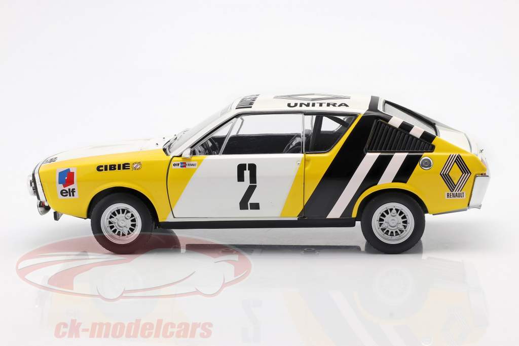Renault R17 #2 Rallye de Pologne 1976 Krupa, Mystkowski 1:18 Solido