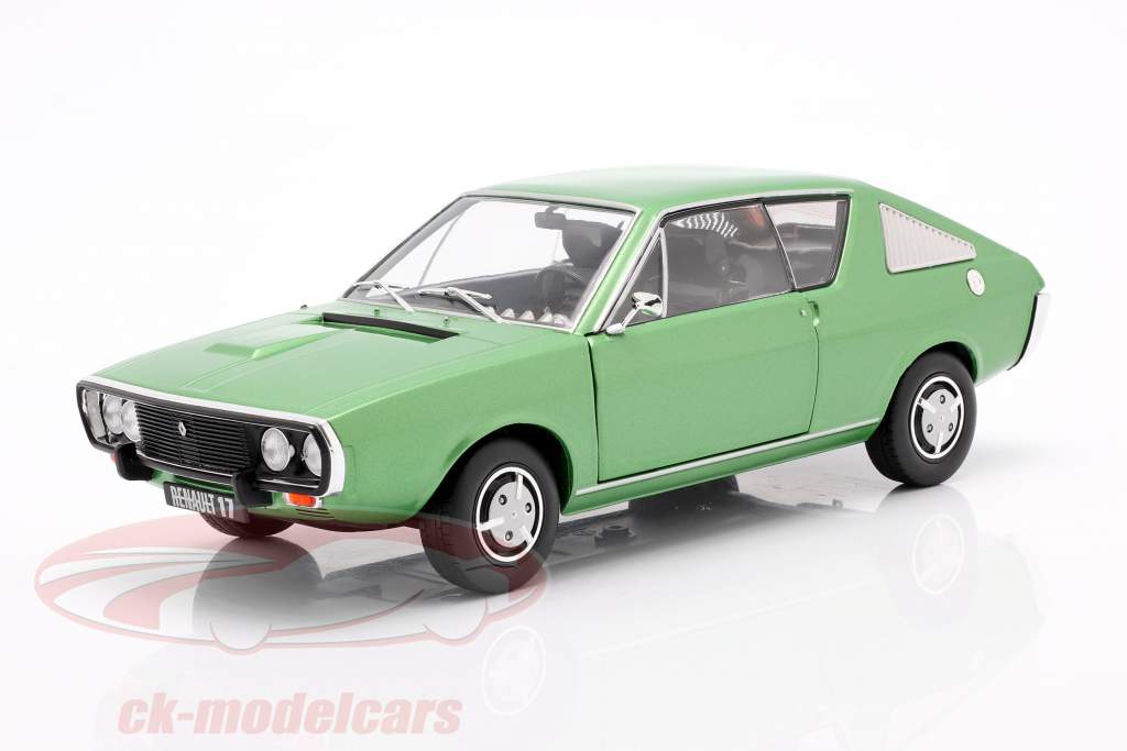 Renault R17 year 1976 green metallic 1:18 Solido
