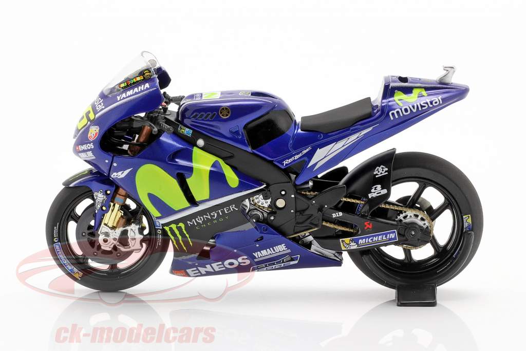 Valentino Rossi Yamaha YZR-M1 #46 MotoGP 2017 1:18 Minichamps
