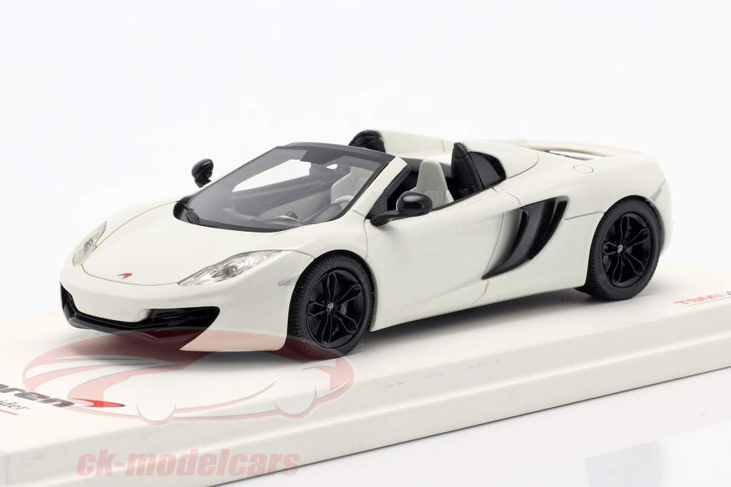 迈凯轮MP4-12C蜘蛛LHD 2012年白色1:43的TrueScale