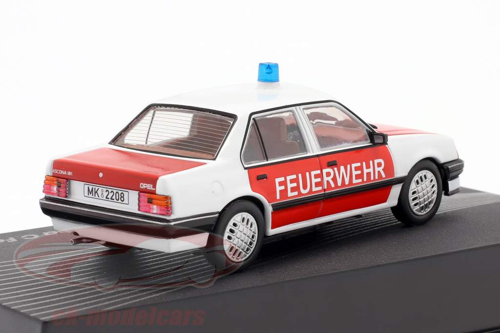 Opel Ascona C Fire department year 1982-1988 1:43 Altaya