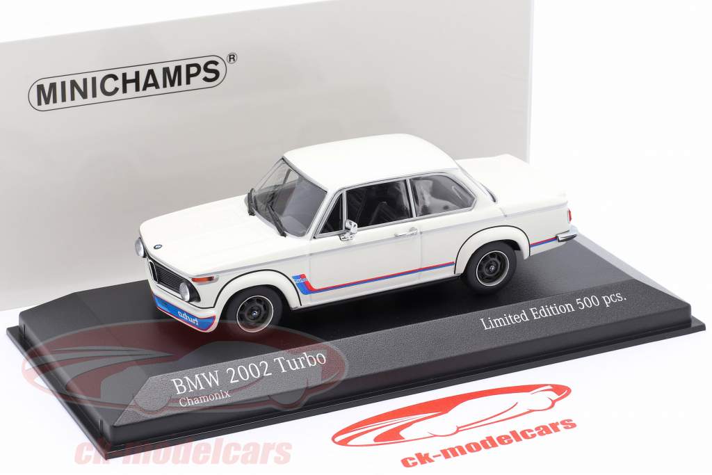 BMW 2002 Turbo (E20) year 1973 white 1:43 Minichamps