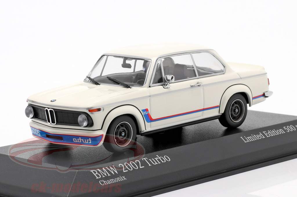 BMW 2002 Turbo (E20) year 1973 white 1:43 Minichamps