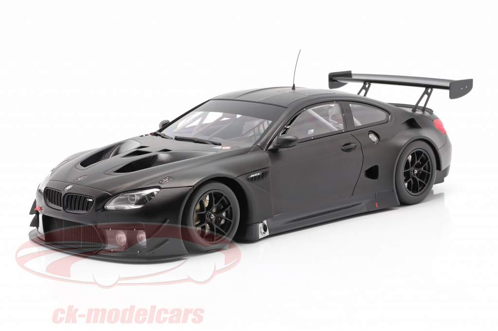 BMW M6 GT3 Plain Body Version 建設年 2016 マット 黒 1:18 Minichamps