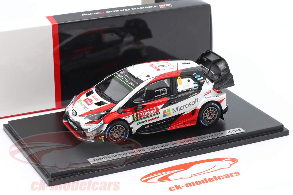 Toyota Yaris WRC #8 winner Rallye Turkey 2018 Tänak, Järveoja 1:43 Spark