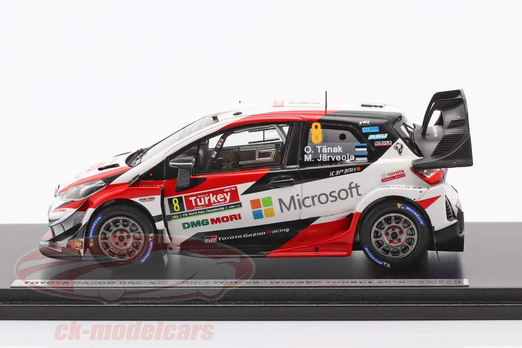 Toyota Yaris WRC #8 winner Rallye Turkey 2018 Tänak, Järveoja 1:43 Spark