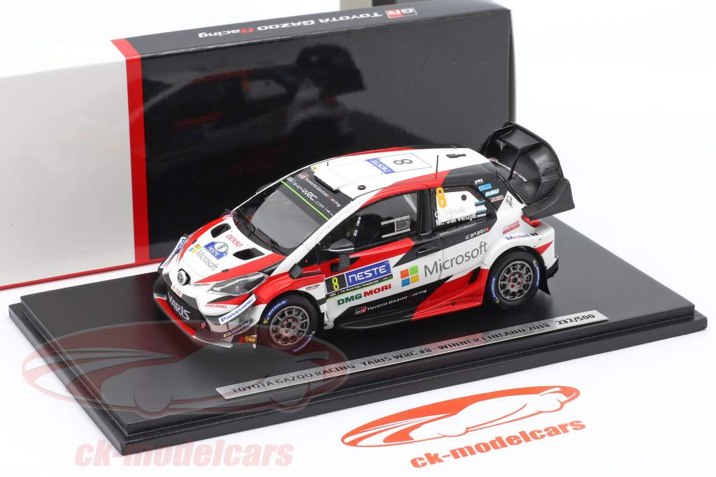 Toyota Yaris WRC #8 gagnant Rallye Finlande 2018 Tänak, Järveoja 1:43 Spark
