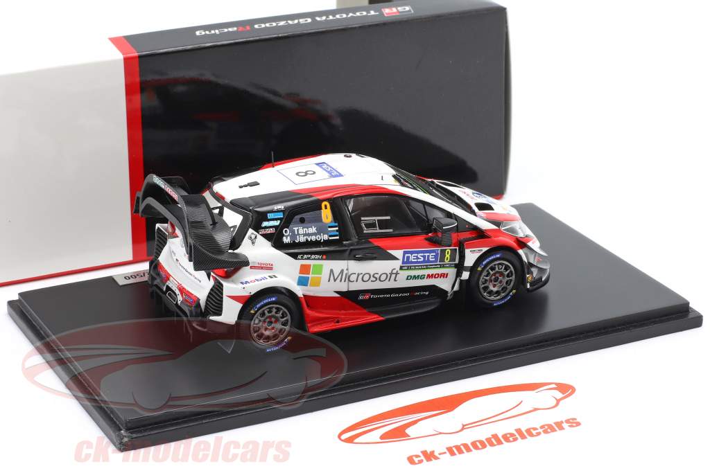 Toyota Yaris WRC #8 gagnant Rallye Finlande 2018 Tänak, Järveoja 1:43 Spark