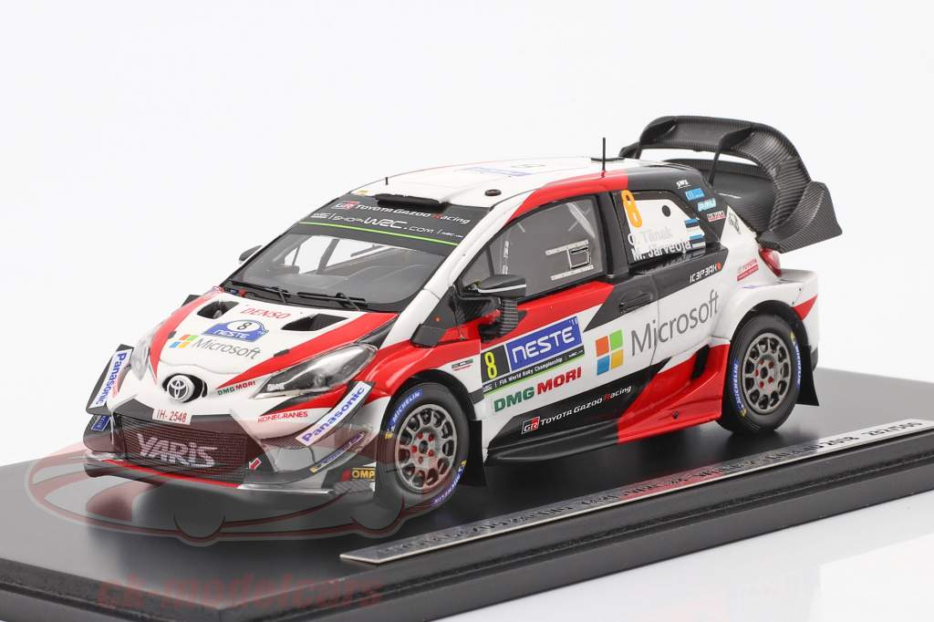 Toyota Yaris WRC #8 gagnant Rallye Finlande 2018 Tänak, Järveoja 1:43 Spark