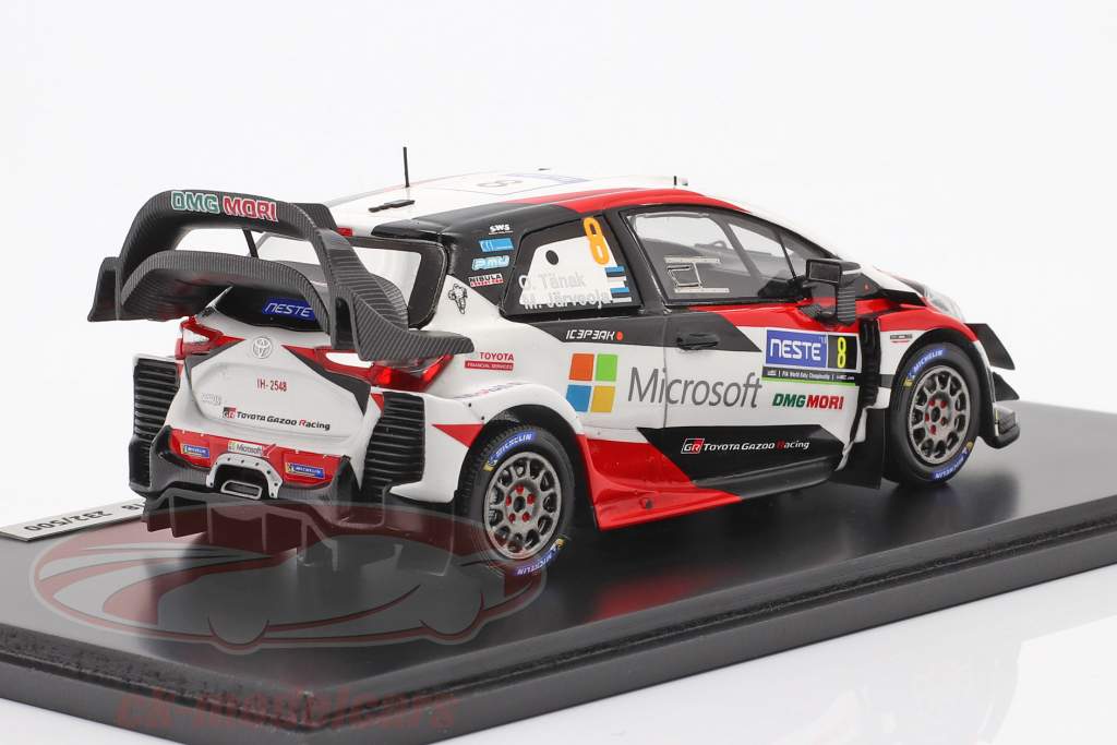 Toyota Yaris WRC #8 gagnant Rallye Finlande 2018 Tänak, Järveoja 1:43 Spark