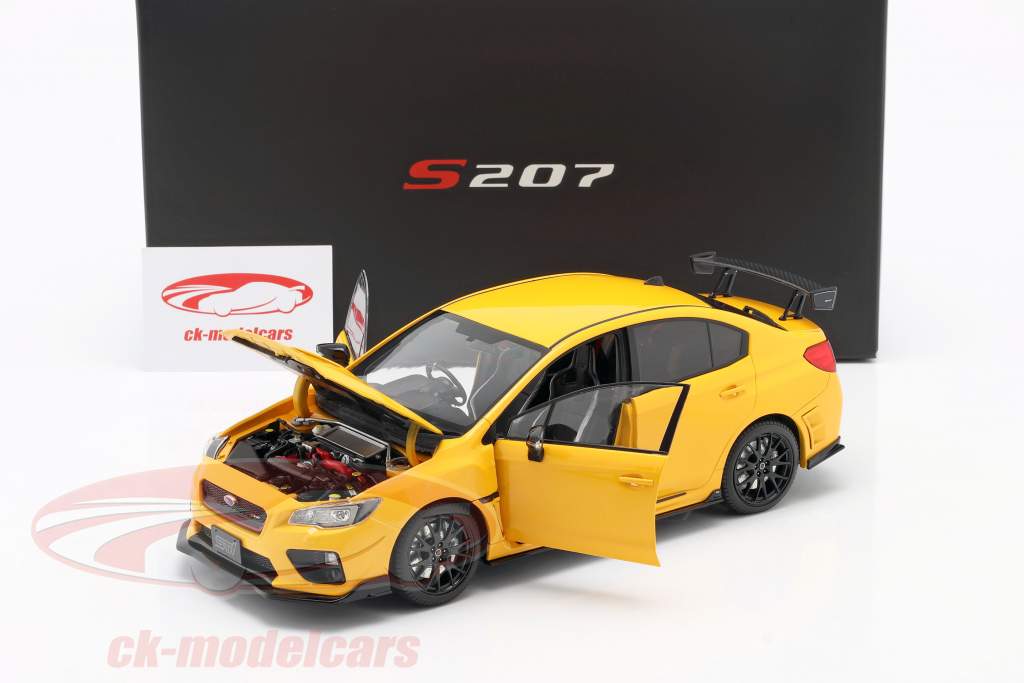 Subaru S207 NBR Challenge Package an 2015 Jaune 1:18 SunStar