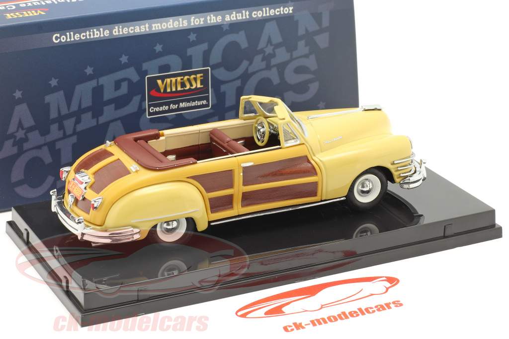 Chrysler Town and Country an 1947 Jaune lustre 1:43 Vitesse