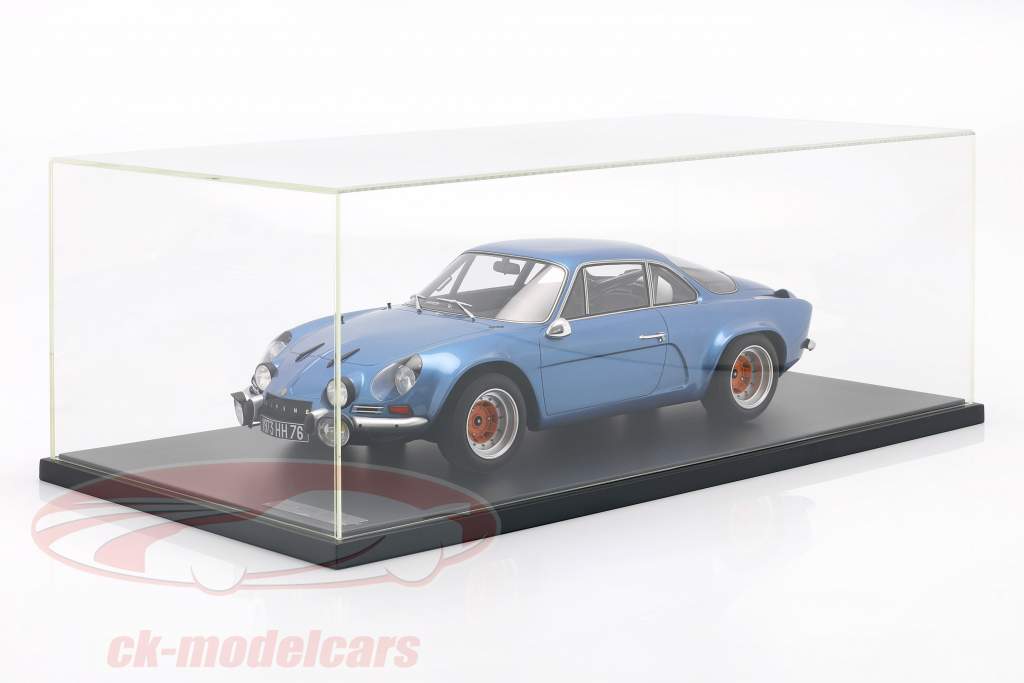 Renault Alpine A110 1800 Coupe Gr.4 1973 blå metallisk Med Udstillingsvindue 1:8 GT-Spirit