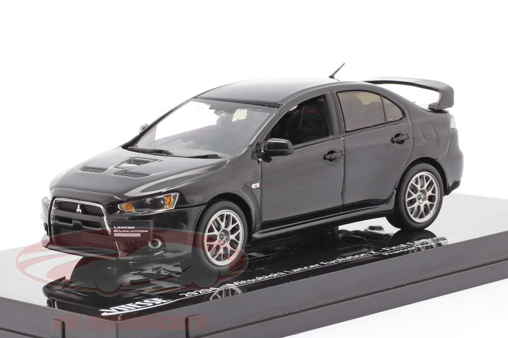 Mitsubishi Lancer Evolution X Baujahr 2012 phantom schwarz 1:43 Vitesse
