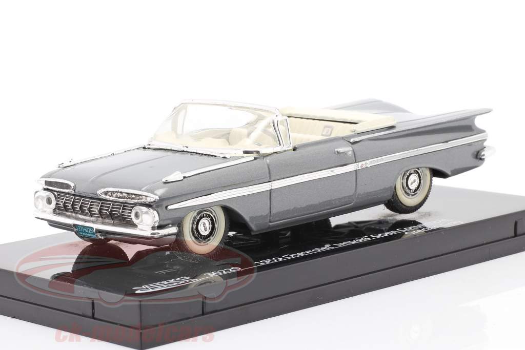 Chevrolet Impala Open Convertible anno 1959 grigio 1:43 Vitesse