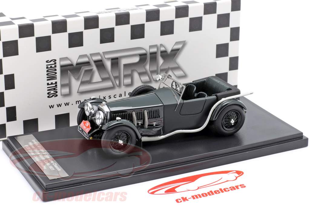 Invicta 4.5 ltr S-Type #128 vinder Rallye Monte Carlo 1931 D. Healey 1:43 Matrix