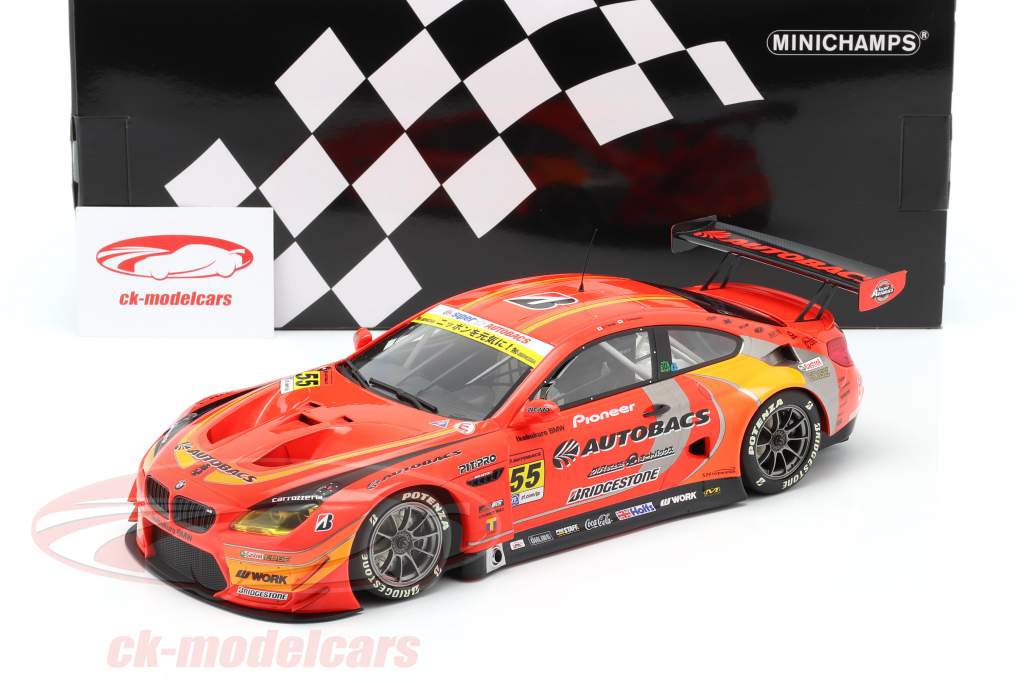 BMW M6 GT3 #55 Super GT Series 2016 Kobayashi, Takagi 1:18 Minichamps