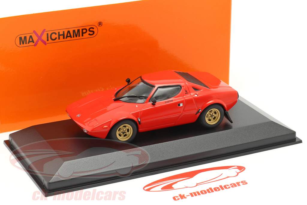 Lancia Stratos year 1974 red 1:43 Minichamps