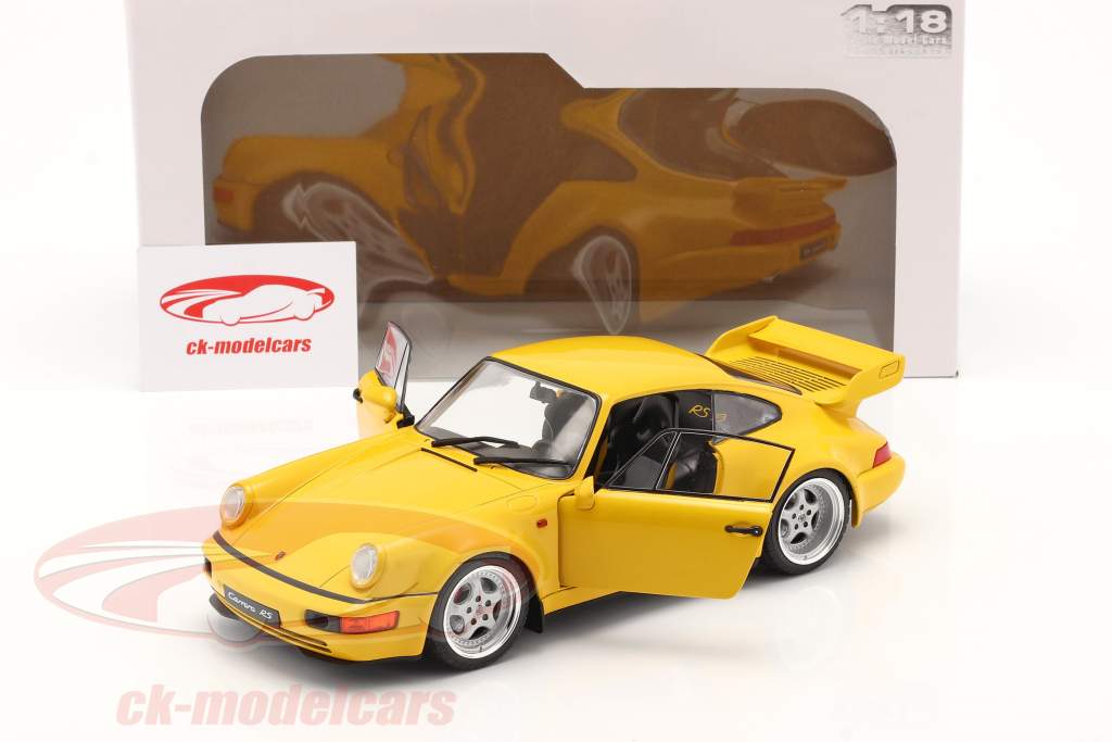 Solido 1:18 Porsche 911 (964) 3.8 RS year 1990 speed yellow