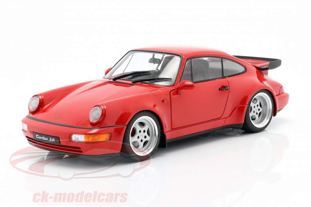Porsche 911 (964) 3.6 Turbo year 1990 guards red 1:18 Solido