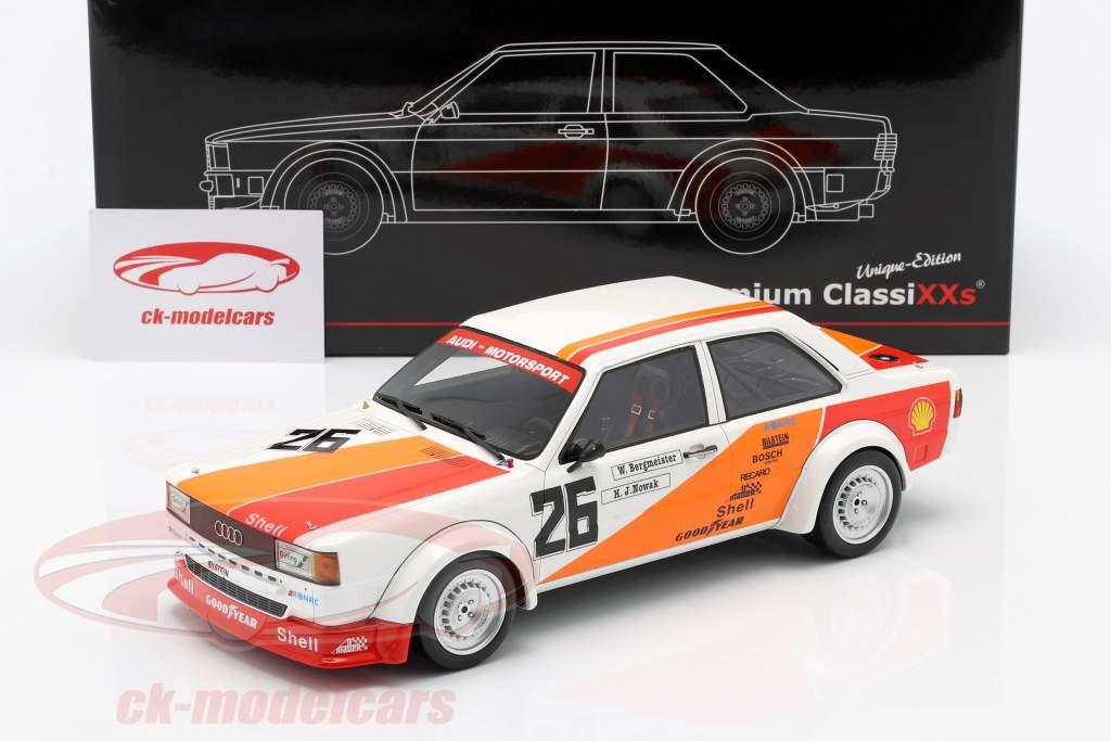 Audi 80 (B2) Gr. 2 #26 3e 500km Vallelunga ETCC 1980 Bergmeister, Nowak 1:18 Premium ClassiXXs