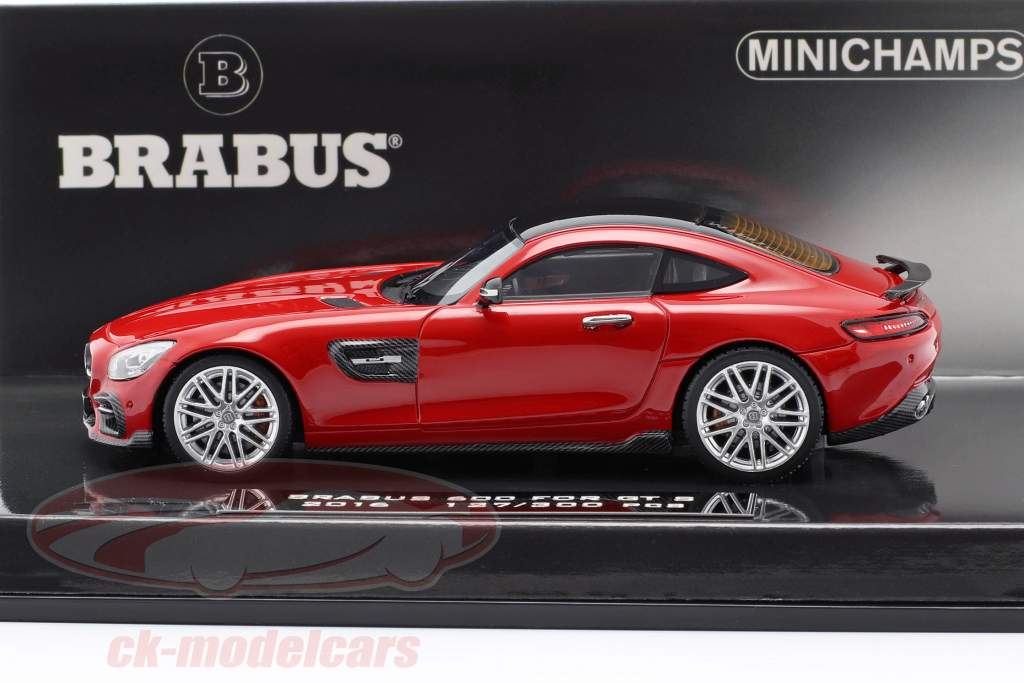 Brabus 600 GT S år 2016 rød 1:43 Minichamps