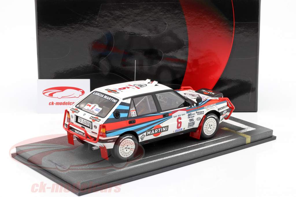 Lancia Delta Integrale HF #6 Vinder Safari Rallye 1988 Bision, Siviero 1:18 BBR
