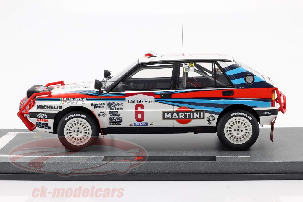 Lancia Delta Integrale HF #6 Vinder Safari Rallye 1988 Bision, Siviero 1:18 BBR