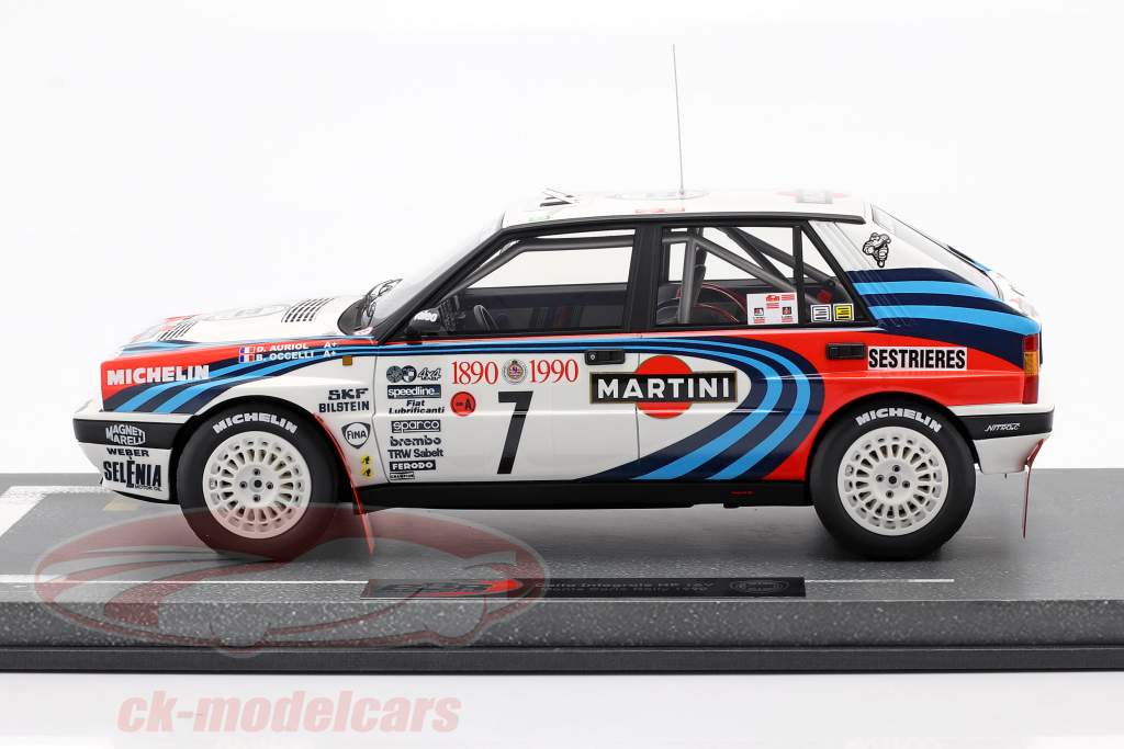 Lancia Delta Integrale HF #7 Winner Rallye Monte Carlo 1990 Auriol, Occelli 1:18 BBR